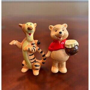 VINTAGE Disney Winnie the Pooh Ceramic Figurines Tigger JAPAN 3.5"